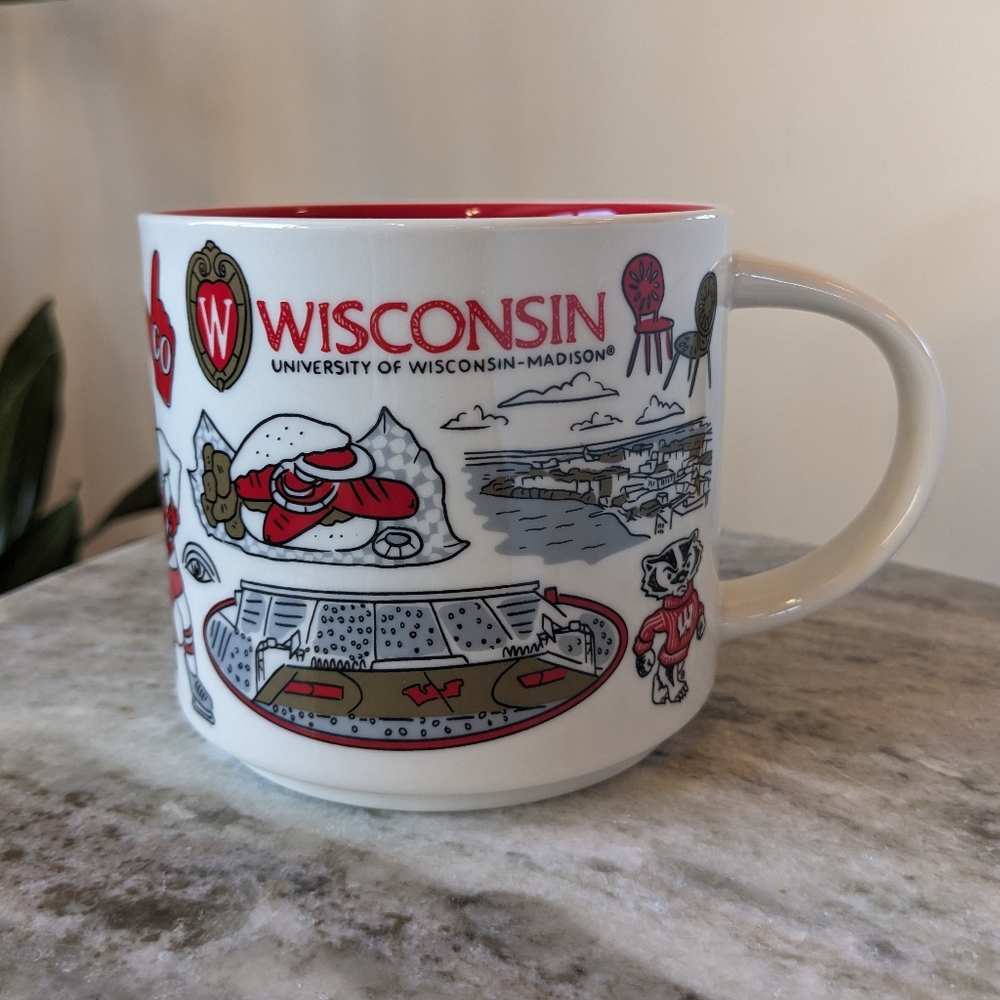BNWOB Been There Series Wisconsin University Starbucks Mug